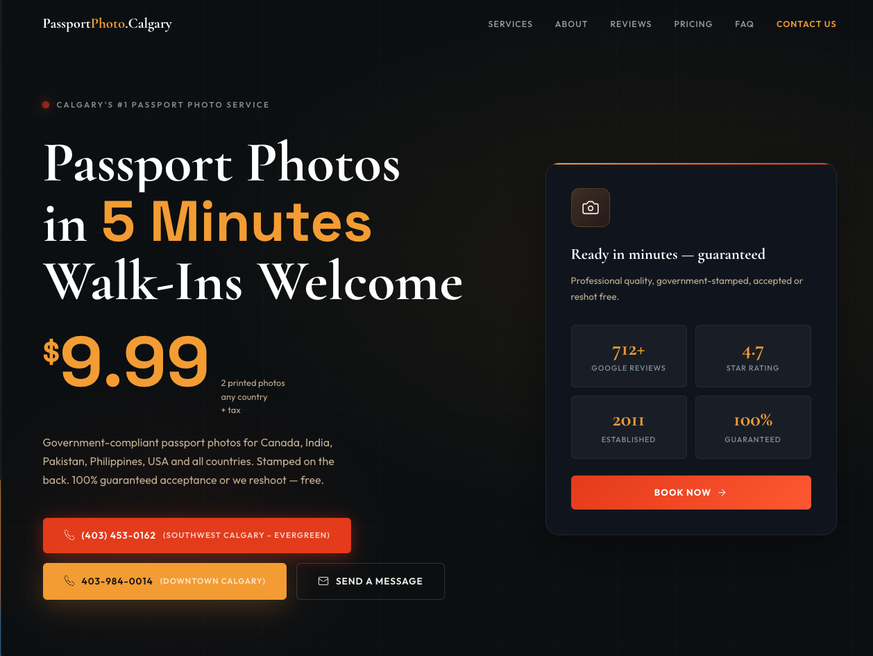 Passport Photo Calgary